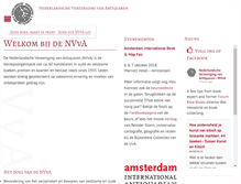 Tablet Screenshot of nvva.nl